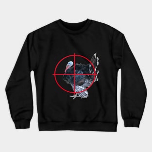 Turkey Jive Gurkey Thanksgiving Hunter Crewneck Sweatshirt